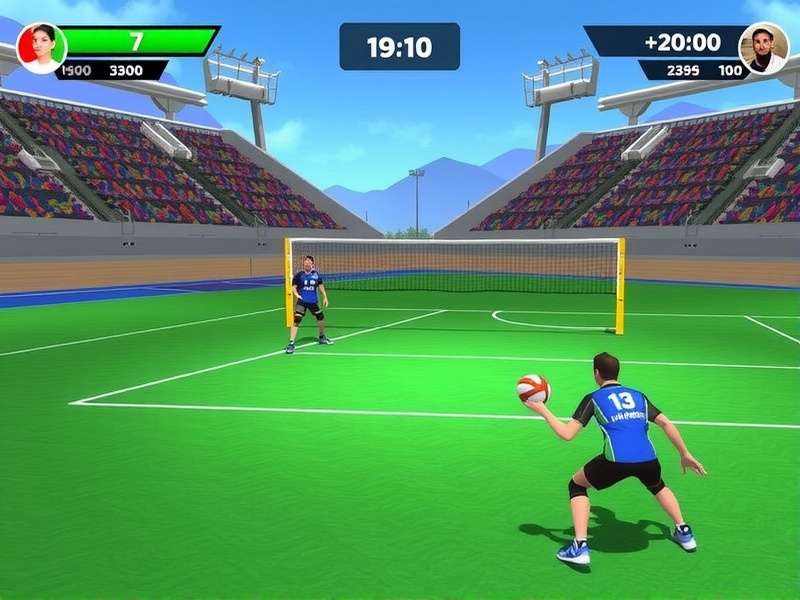 Volley Elite Spiker Fury Gameplay Screenshot